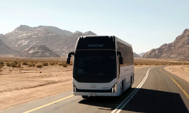 현대차, 사우디 네옴서 수소차 주행 실증